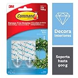 Command Hooks, Medium, Clear, 6-Hooks (17091CLR-6ES)