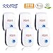 Ultrasonic Pest Repeller, Set of 6-packs Electronic Plug In repellent indoor for Flea,Mosquitoes, Mice, Spiders, Ants, Rats, Roaches, Bugs, Non-toxic, Humans & Pets Safe-- Ultrasonic Pest Control