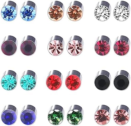 Cubic Zirconia 3mm Magnetic Earrings Claires Girls Gold Cubic