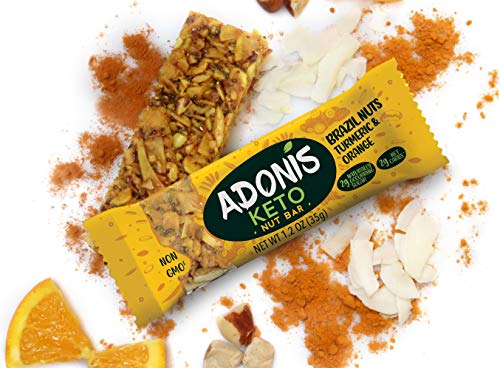 Adonis Keto Crunchy Turmeric Snack Bars with Brazil Nuts | 100% Natural, Low Carb, Vegan, Gluten Free, Keto, Paleo (5)