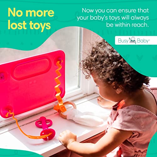 Busy Baby Toy Bungee for Baby Toys Dishwasher Safe Toy Straps for