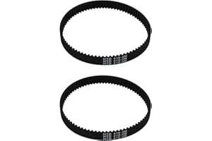 ECSiNG 2X Rubber Timing Belt HTD-5M 82 Teeth Pitch 410mmx15mmx3.6mm Suitable for Transmission Gear Drive