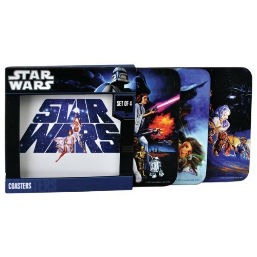 1 X Mugbug Pack Of Four Officially Licensed Star Wars Coasters