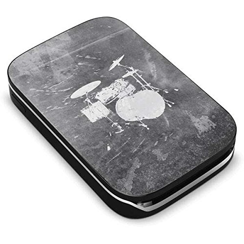Music Sprocket Photo Printer - Black Skin - Faded Drumset | Skinit Lifestyle Skin