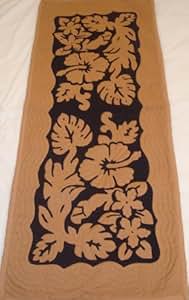 Amazon.com: Hawaiian quilt table runner 100% hand quilted/hand appliqued Hawaiiana: Home & Kitchen