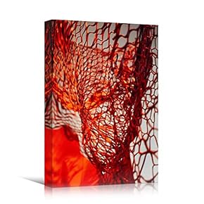 signwin Canvas Wall Art Netting Patterns Abstract Colorful...