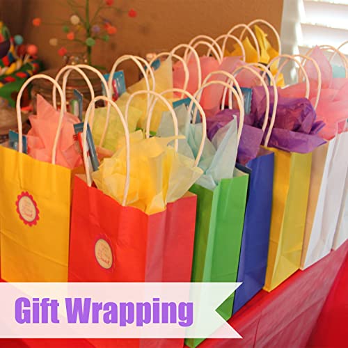 Shindel 120 Sheets Colorful Tissue Paper, Tissue Paper Bulk 19.7 x 13.8 Inch Gift Wrapping Paper for DIY Crafts Gift Box Wrapping 20 Colors