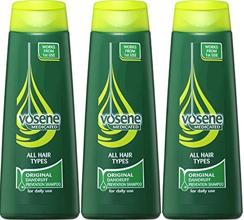 Vosene Medicated Original Dandruff Prevention Shampoo 200ml x 3 Packs