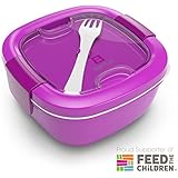 Bentgo  Eco-Friendly &amp; BPA-Free Lunch Container, Large 54 oz, Purple