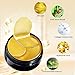 Collagen Under Eye Gel Patches Reduces Wrinkles£¬Anti-Aging and Lightens Dark Circles Under Eyes£¬24K Gold Snail Repair Intensive Under Eye Treatment Mask£¬30 Pairs