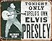 Star 55 Large Elvis Presley Tupelo'S Own Vintage Retro Metal Tin Wall Plaque Sign