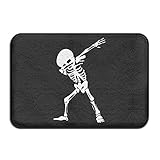 Dabbing Skeleton Antislip Outings Floor Mat Bath Mat