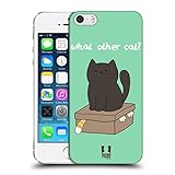 Head Case Designs What Other Cat Ceiling Cat Vs Basement Cat Protective Snap-on Hard Back Case Cover for Apple iPhone 5 5s