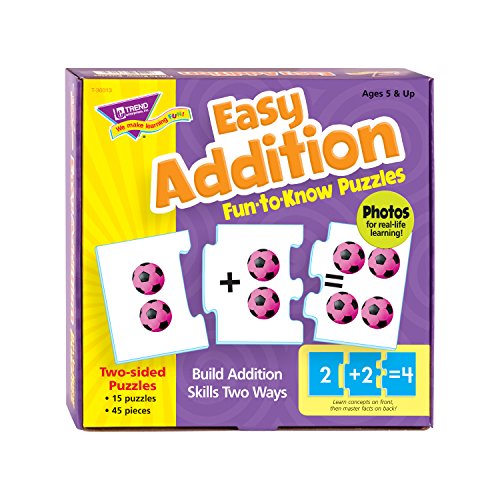 Trend Enterprises Easy Addition Fun-to-Know Puzzle