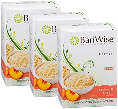 BariWise Protein Oatmeal, Apples & Cinnamon (7ct) 3 Box Value Pack (Save 10%) - Low Carb, Low Fat