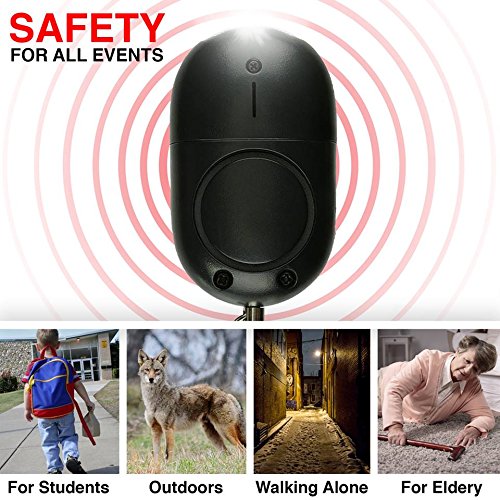 Holtzman's Gorilla Survival Personal Alarm : Emergency Keychain for Safety & Security with ULTRABRIGHT LED Flashlight 130dB