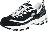 Skechers Sport Women's D'Lites Lace-Up Sneaker, Navy, 11 M US