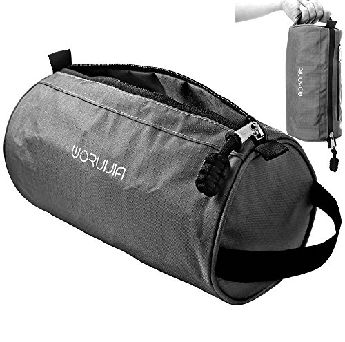 Travel Toiletry Bag & Dopp kit By WORUIJIA ,Cosmetic Bag for Mens & Womens ,Black