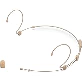 SAMSON DE10X Headset Microphone Mic w/4 Adapters, 3mm Capsule, Clip, Windscreens