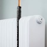 Joeji's Kitchen Radiator Cleaner Brush Long Thin Bristles Wooden Handle view 6