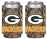 NFL Football Vista Camo Beer Can Kaddy Collapsible Koozie Holder 2-Pack - Pick Team!