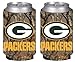 NFL Football Vista Camo Beer Can Kaddy Collapsible Koozie Holder 2-Pack - Pick Team!
