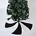 Gireshome Patchwork Black and White Polar Fleece Lollipop Design Christmas/Halloween Tree Skirt ,Xmas Tree Decoration Merry Christmas Supplies Christmas Decoration-36inch