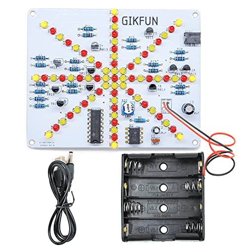Gikfun LED Flashing Lights Water Lamp Soldering Project Practice Board PCB DIY Kit GK1020