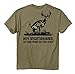 Buck Wear mens Short Sleeve Classic Fit Food Poops T Shirt Prairie Dust LG, Prairie Dust, Large US