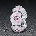 Women Charms Sterling Silver Flower Charm Beads Love Daisy Charms for Bracelet Necklace European Charms