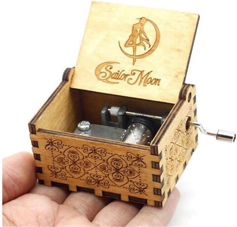 Cuzit Sailor Moon - Caja de música, diseño Envejecido, Madera: Amazon.es: Hogar