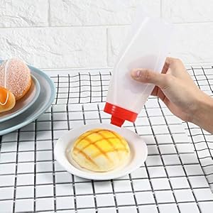 Jam Dispenser, gezonde spuitflessen, milieuvriendelijke hoge kwaliteit, knijp fles, gemakkelijk te gebruiken, geen geur…