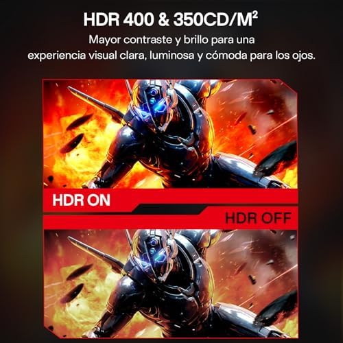 Monitor Gaming 27 Pulgadas QHD Fast IPS 260Hz(OC 275Hz), 1 ms