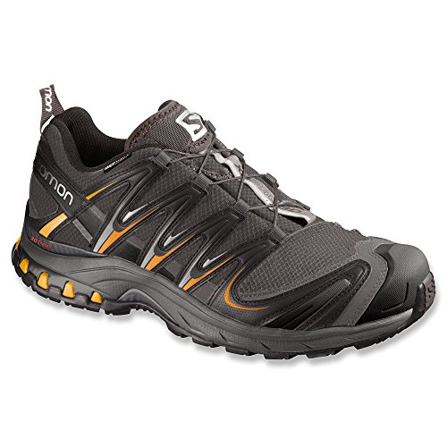 Salomon Men's XA Pro 3D CS WP Trail Running Shoe,Autobahn/Black/Yellow Gold,11 M US