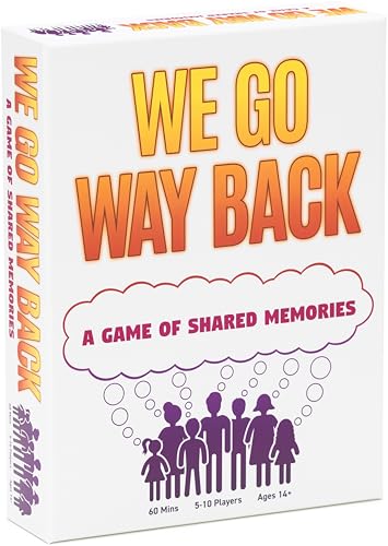 Lost Boy Entertainment We Go Way Back – Board Games for Adults – Family Games – Party Games - Game Night – Give Clues, Cues, and Codes - Best Friend Game – Do You Know Your Family and Friends