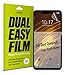 Ringke Dual Easy Film 2 Pack Compatible with Xiaomi Pocophone F1 High Resolution Anti-Smudge Coating Easy Application Case Friendly Screen Protector for Poco F1