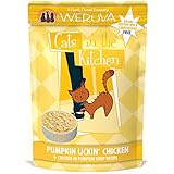 Weruva 878408008214 Cats in the Kitchen Pouch Pumpkin Licking Chicken Pet Food (8 Pack), 3 oz