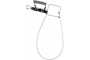 Rogue Endeavor® Fish Stringer Clip, Large, Stainless Construction, Quick Release 36” Steel Core Lanyard, Designed for Spearfishing, Kayak Fishing & Scuba Diving and All Fish Types