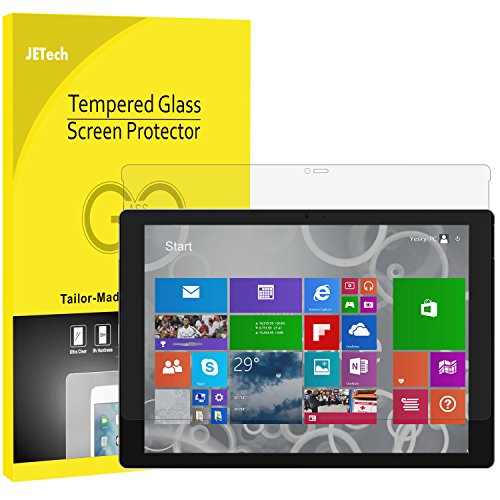JETech Screen Protector for Microsoft Surface Pro 3 12-Inch (Not for Surface 3 10.8-Inch), Tempered Glass Film