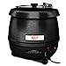 Excellanté 10.50-Quart Stainless Steel Soup Warmer, Black