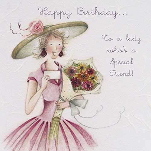 Ladies Happy Birthday Card To A Lady Who S A Special Friend Buy Online In India At Desertcart In Productid 189406099 Birthday Card For A Special Lady