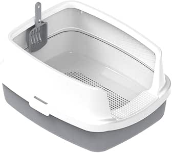 Jsmhh Cajas De Arena Arena Y Limpieza del Hogar Plaza Semicerrada-Gris