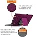 Fintie Keyboard Case for iPad Mini 1/2/3 - Premium PU Leather Folio Stand Cover with Removable Wireless Bluetooth Keyboard for iPad Mini 1 / iPad Mini 2 / iPad Mini 3, Purple