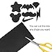10 Pieces Leather Patches Leather Repair Kit for Couch Furniture Sofas Car Seats Handbags Jackets (Black)