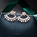 Wistic Sterling Silver Earrings with Jackets and Cubic Zircons Ear Stud Cuff For Women Girls (rose gold)