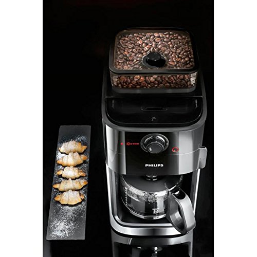 Philips Coffee Maker Espresso Machine Grinder HD7761 Black 1.2L Drip