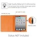 Fintie (Orange) Folio Leather Case Cover for iPad 4th Generation With Retina Display, the New iPad 3 & iPad 2 -9 color options