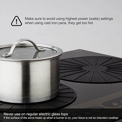 Lazy K Induction Cooktop Mat Silicone Fiberglass Scratch Protector