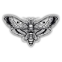 JJH Inc Deaths Head Hawk Moth Vinyl Decal Sticker Waterproof Car Decal Bumper Sticker 5"