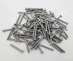 FixtureDisplays® 6-32 X 1-1/8" Stainless Flat Head